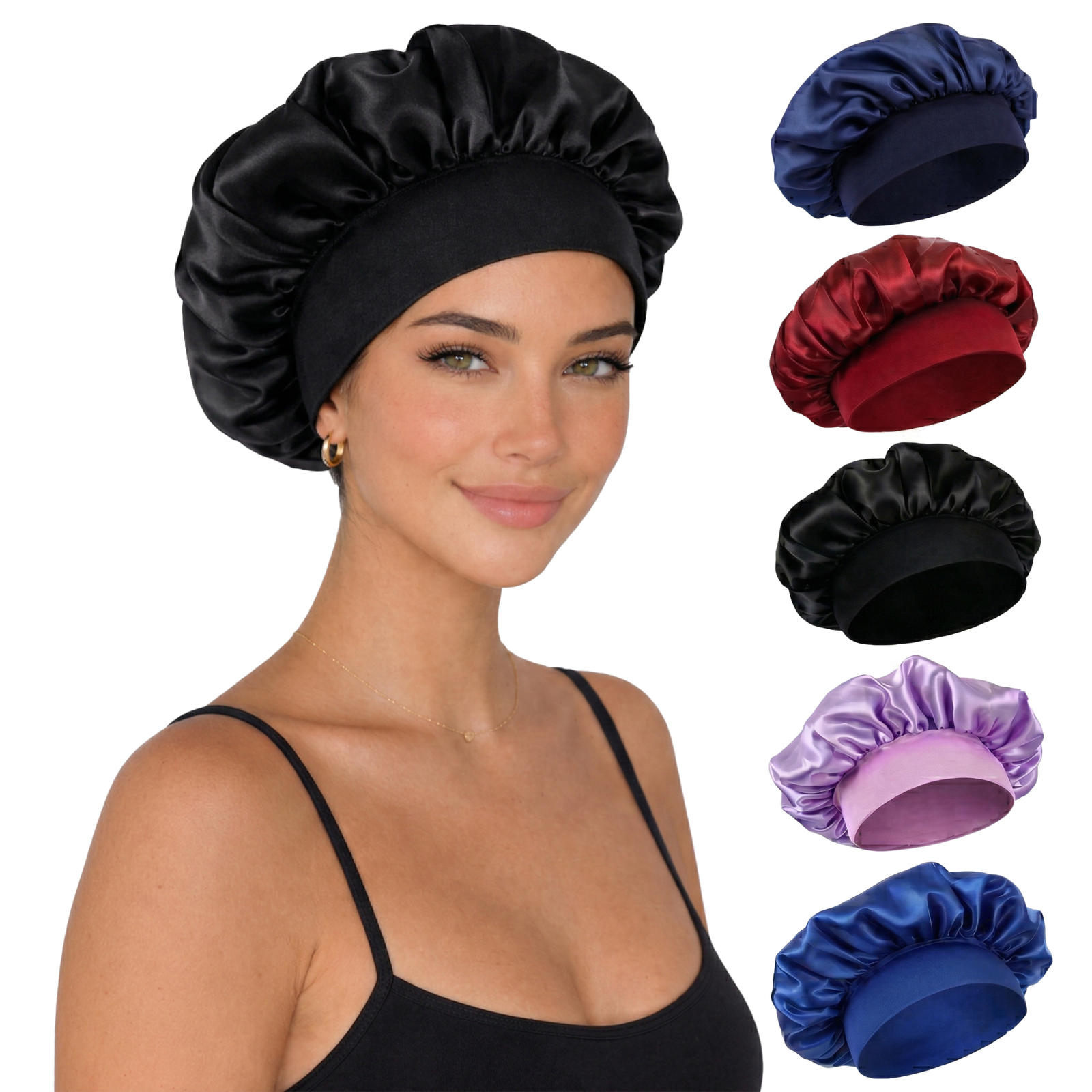 Gorro de Satén Premium ILOTEX – Cuidado Nocturno Anti-Frizz y Protección Capilar