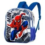Marvel Spiderman Mochila 3D Jumping Preescolar Gris KARACTERMANIA