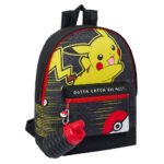 Mochila Botella Escolar Pokémon Multicolor para Niños