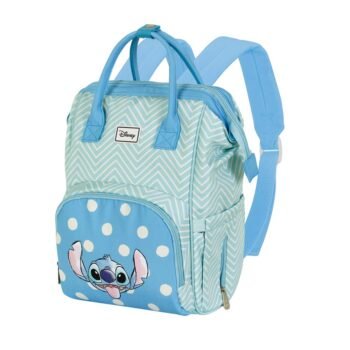 Disney Lilo & Stitch Mochila Mommy Lovely Maternidad Bebé Azul