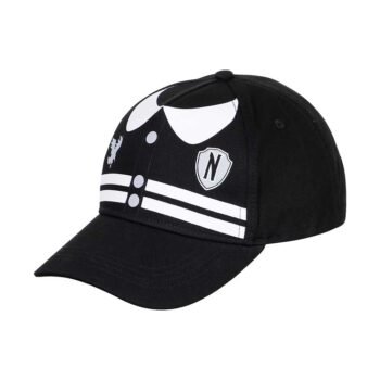 Wednesday Gorra Infantil Varsity Ajustable Negra