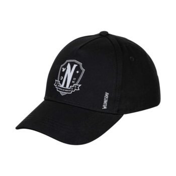 Wednesday Gorra Infantil Original Ajustable Negra