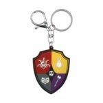 Wednesday Llavero Brand Crest PVC Blando Multicolor