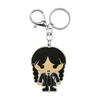 Wednesday Llavero Chibi PVC Blando Negro KARACTERMANIA