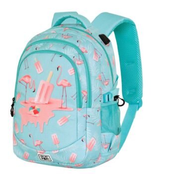 Oh My Pop Mochila Running Plus Ice Flamingo Gran Capacidad TURQUESA