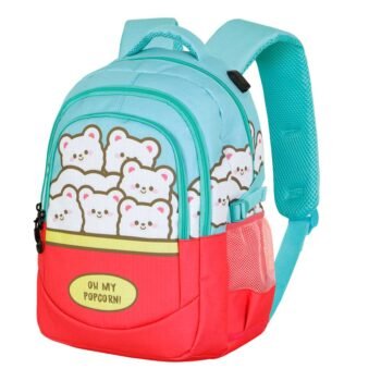 Oh My Pop Mochila Running Plus Popcorn Gran Capacidad AZUL