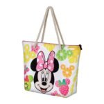 Disney Minnie Bolsa de Playa Soleil Fruits Multicolor Karactermania