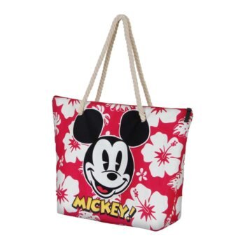 Bolsa de Playa Disney Mickey Soleil Hawaii Roja