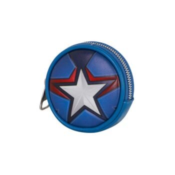 Marvel Avengers Capitán América Monedero Redondo Cookie Courage Azul