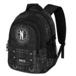 Mochila Wednesday Running Plus Chains Gran Capacidad NEGRO
