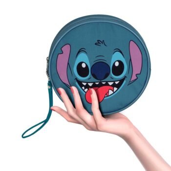 Disney Lilo & Stitch Neceser De Playa Jumbo Face Redondo AZUL