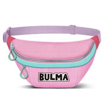 Riñonera Smart Bulma Rosa Dragon Ball - Bolso Cintura Moderno