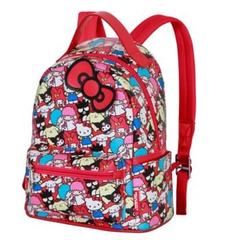 Hello Kitty Mochila Urbana Heady Pequeña Friends Multicolor