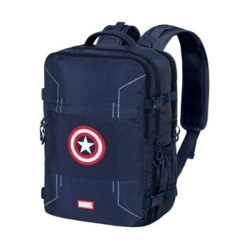 Marvel Capitan America Mochila Viaje Mercury Grande AZUL 47x23x33cm