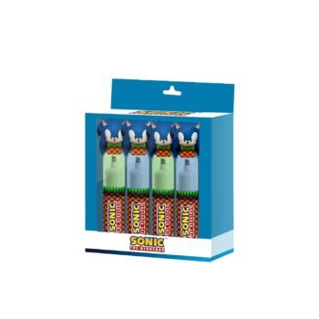 Sonic Pack de 4 Marcadores Fluorescentes Mix Papelería Multicolor