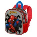 Marvel Spiderman Mochila 3D Elite Symbol Preescolar GRIS