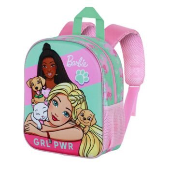 Barbie Mochila Preescolar 3D Elite Pets Rosa