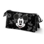 Disney Mickey Estuche Portatodo Triple Year Plano Lápices Negro