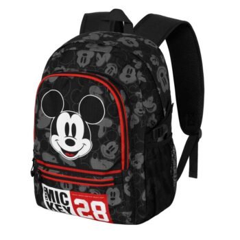Disney Mickey Fight Fan 2.2 Mochila Urbana Ligera Negra