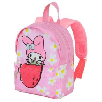 Hello Kitty My Melody Joy Strawberry Mochila Preescolar Ligera Rosa