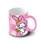Hello Kitty My Melody Taza Cerámica Cute Rosa para Bebidas Calientes