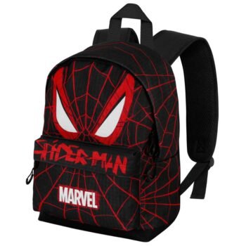 Marvel Spiderman Hs Fan Vision - Mochila Pequeña Urbana NEGRA Oficial