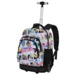 Barbie Mochila Escolar Trolley GTS Fan Comic Ruedas Integradas MULTICOLOR