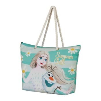 Disney Frozen Bolsa de Playa Soleil Chill Azul
