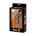 Dragon Ball Ultra Instinct Pack Papelería Borrable + Lápiz Eternal + 3 Gomas NEGRO