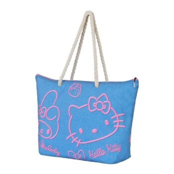 Hello Kitty Bolsa de Playa Soleil Denim Azul
