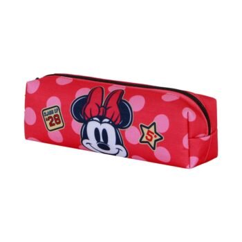 Disney Minnie Estuche Portatodo Escolar Cuadrado Fan 2.2 Class Rosa
