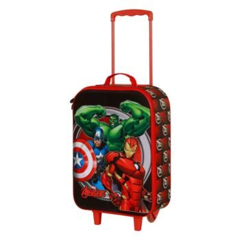 Marvel Avengers Maleta Trolley Soft 3D Almighty Infantil Roja