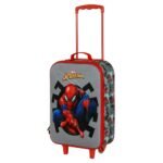 Marvel Avengers Spiderman Maleta Trolley Soft 3D Symbol Infantil Gris