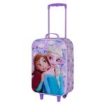 Disney Frozen Maleta Trolley Soft 3D Beauty Infantil LILA