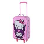 Hello Kitty Maleta Trolley Soft 3D Playful Infantil Blanda Rosa