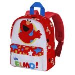 Barrio Sésamo Elmo Mochila Preescolar Ligera Joy Hello Blanco