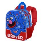 Mochila Preescolar Super Coco 3D Elite Hello Azul - Barrio Sesamo