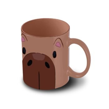 Taza Oh My Pop Capybara Cerámica Multicolor - Ideal Bebidas Calientes