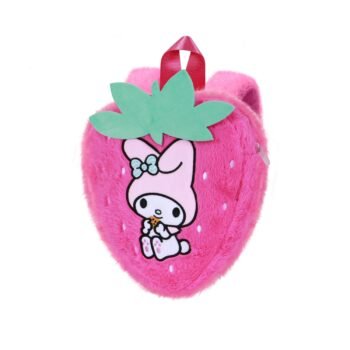 Mochila Hello Kitty My Melody Soft Strawberry Peluche Rosa