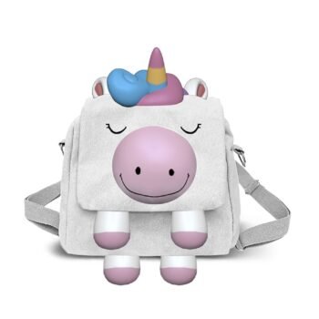 Oh My Pop Bolso-Mochila Kawaii Sweety Convertible Cara Animal Multicolor