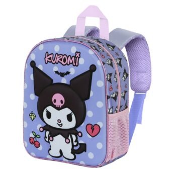 Hello Kitty Kuromi Mochila 3D Elite Rebel Malva Preescolar