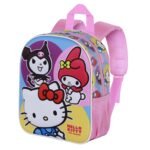 Hello Kitty 3D Elite Happy Mochila Preescolar Rosa Oficial