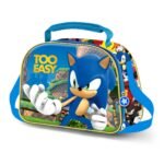Sonic Bolsa Portamerienda 3D Easy Infantil Azul