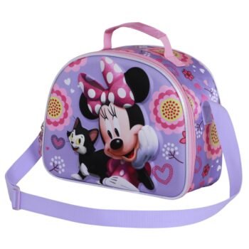 Disney Minnie Bolsa Portamerienda 3D Cat Infantil LILA