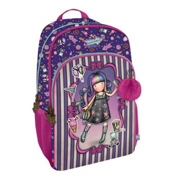 Gorjuss Fairground "Up And Away" Mochila Escolar Morada Portátil 13.3"