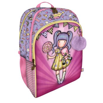 Mochila Gorjuss Fairground 'First Prize' LILA Escolar - SAFTA Oficial