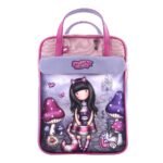 Gorjuss Mochila Grande "Cheshire Cat" Azul/Morado SAFTA
