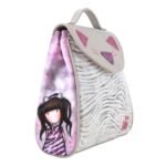 Gorjuss Ruby Wild Mini Mochila Solapa GRIS - SAFTA Oficial