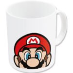 Super Mario Taza Grande 350ml Oficial SAFTA AZUL/ROJO