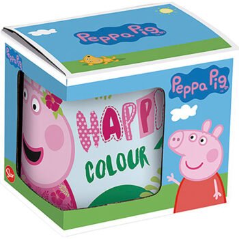 Peppa Pig Having Fun Taza Grande 325ml Rosa Claro